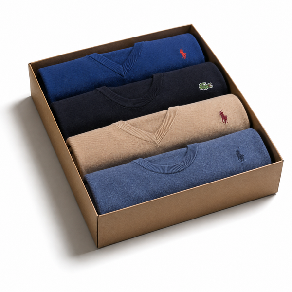 5x Ralph Lauren & Lacoste Sweaters Mix