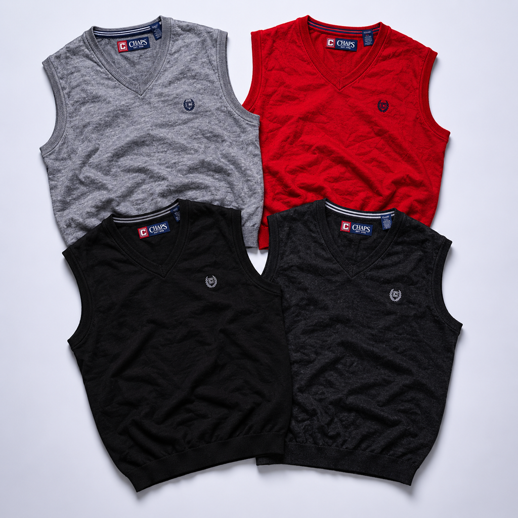 10x Chaps by Ralph Lauren vests