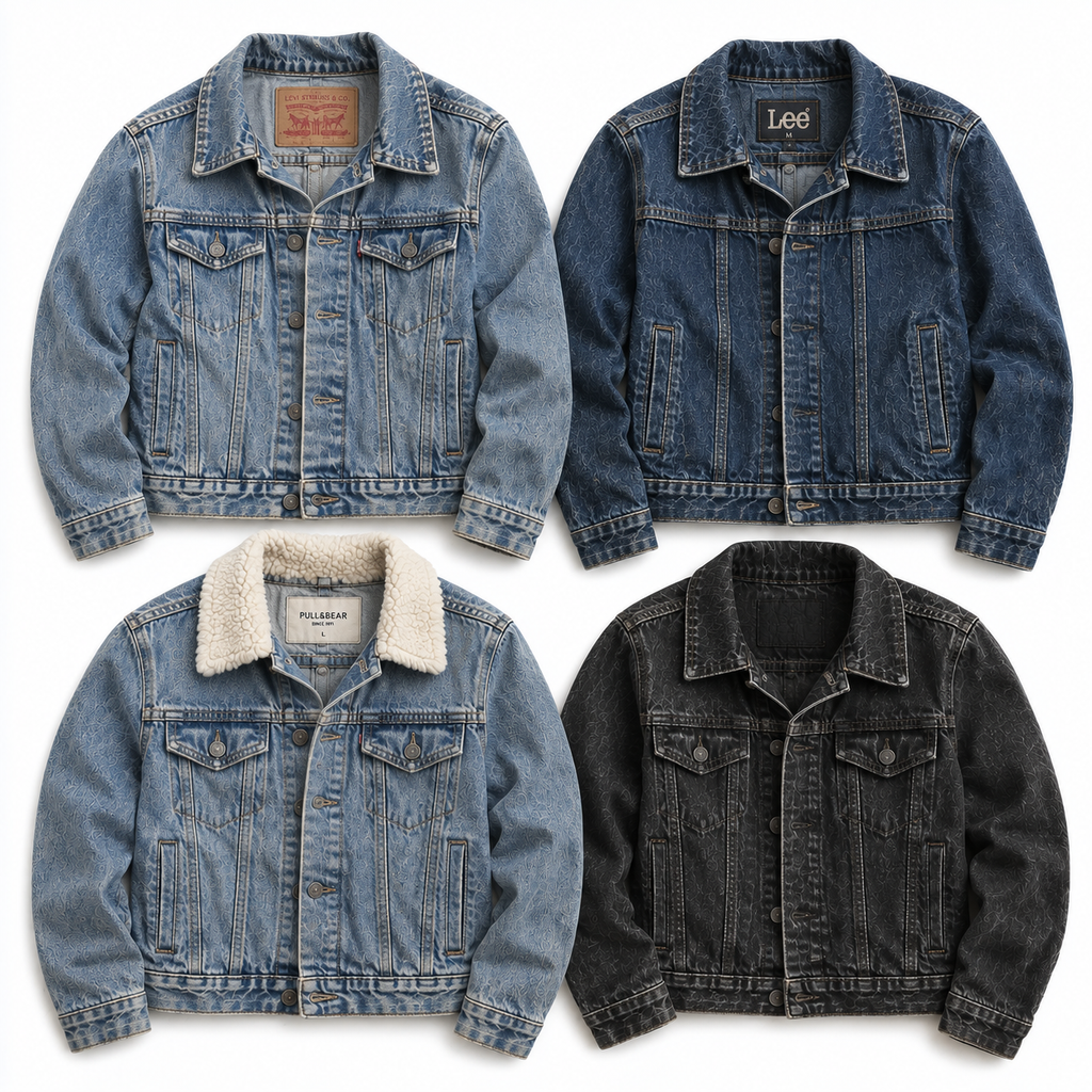 5x Denim Jackets Mix