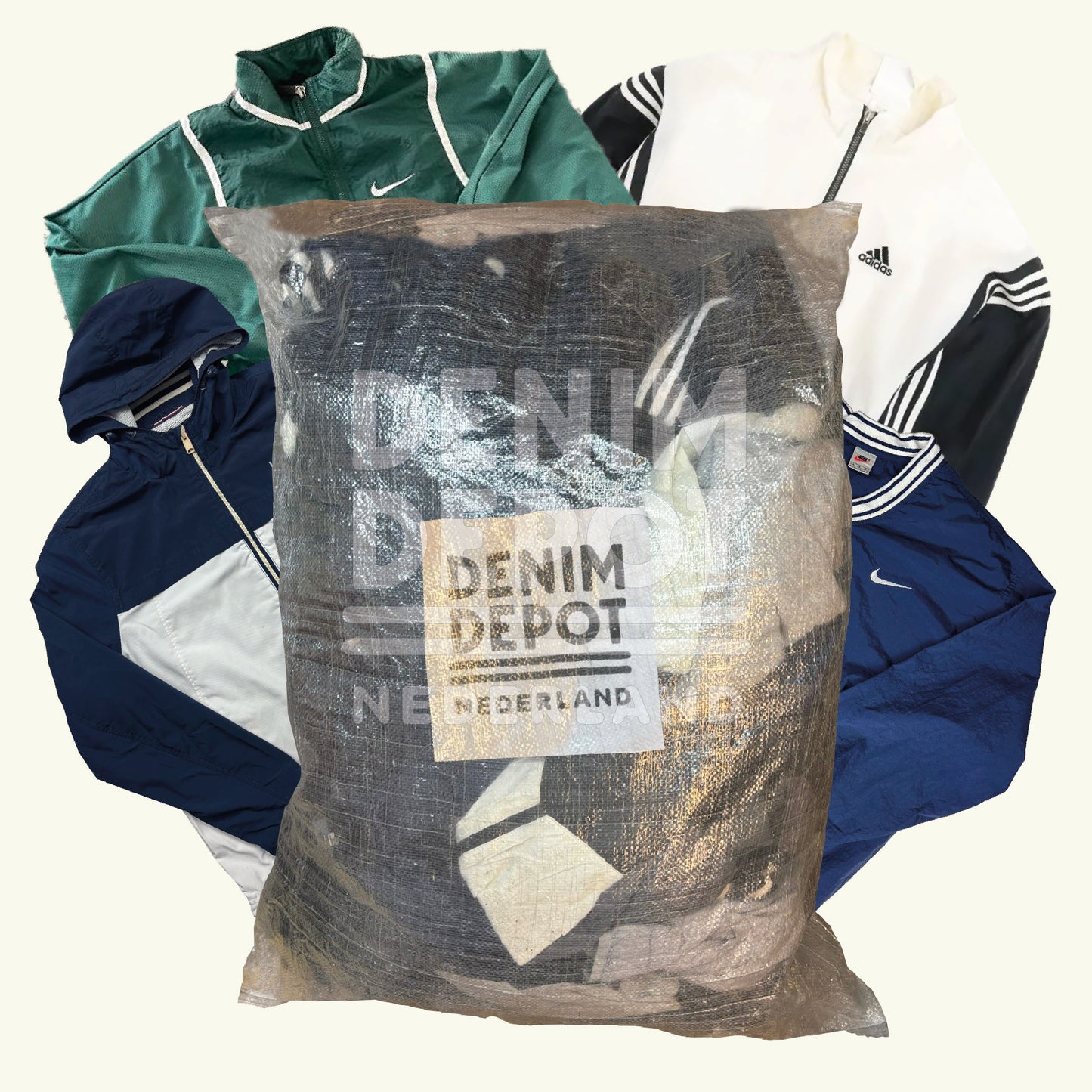 Branded Nylon Jackets Bale (50 Pieces)