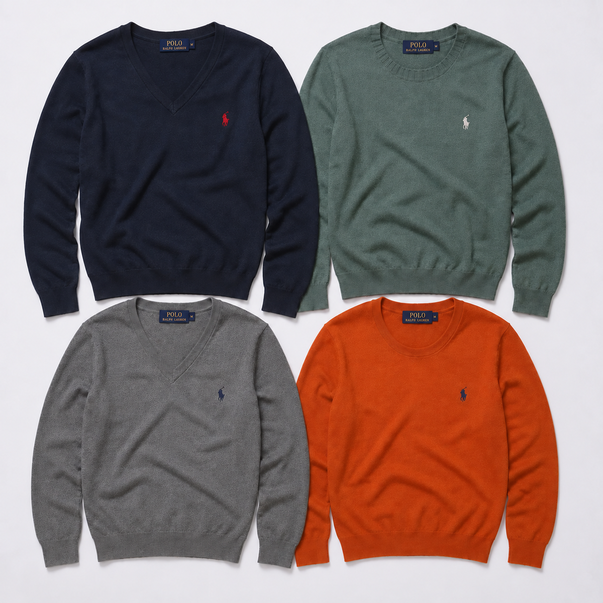 5x Grade B/C Ralph Lauren Sweaters Mix