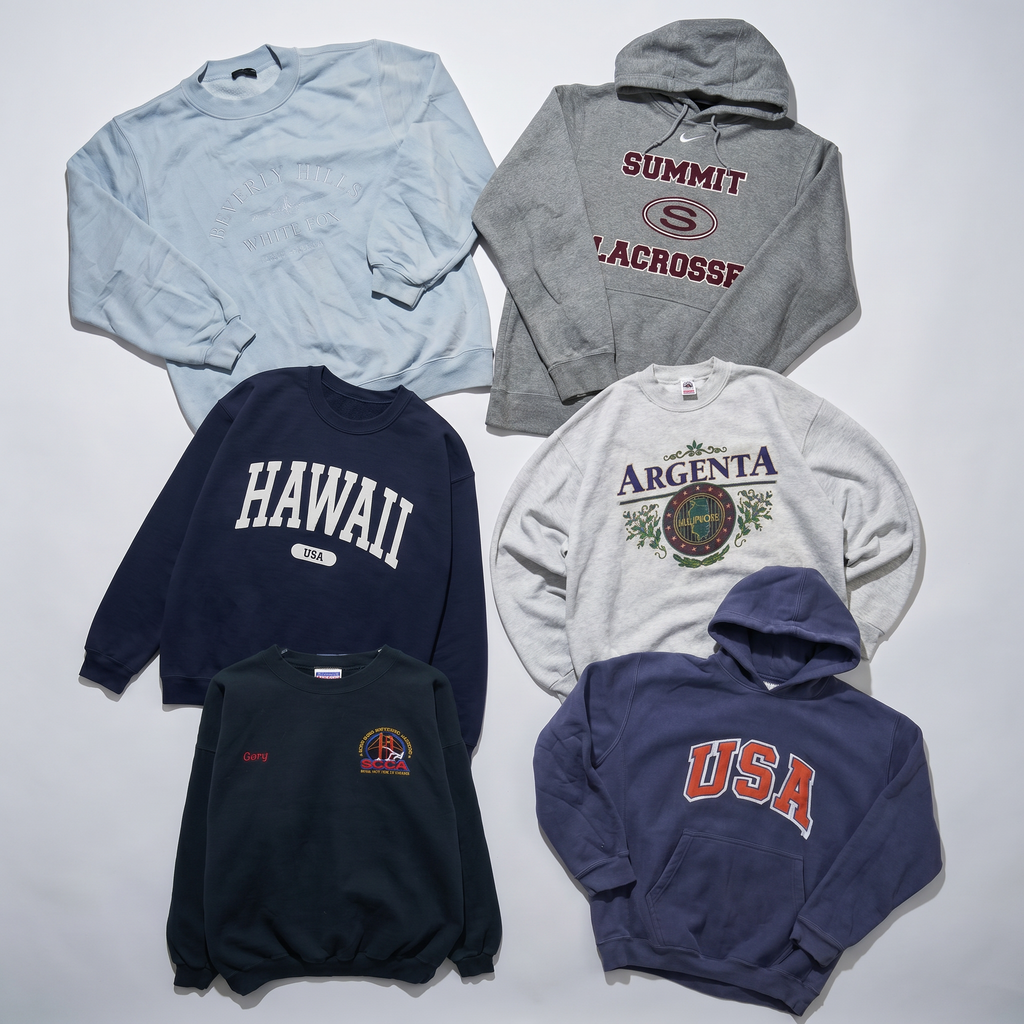 8x Destination Sweaters Mix
