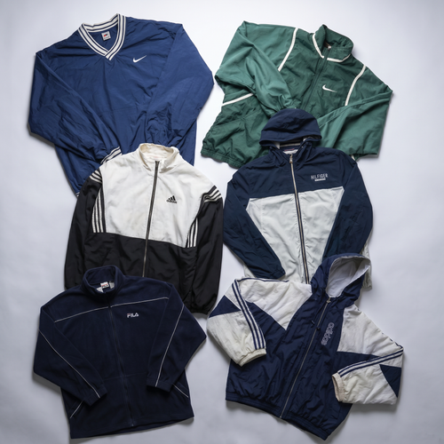 10x Branded Nylon Jackets Mix