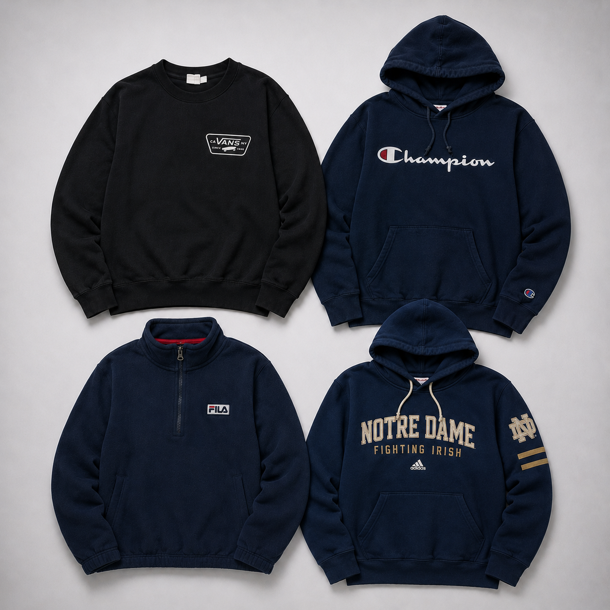 10x Branded sweaters mix