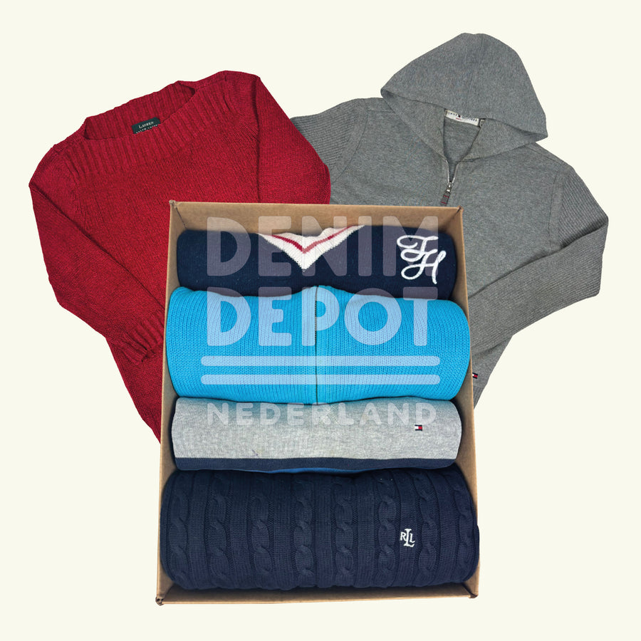 10x Lauren & Tommy Hilfiger  Woman Knitwear Box