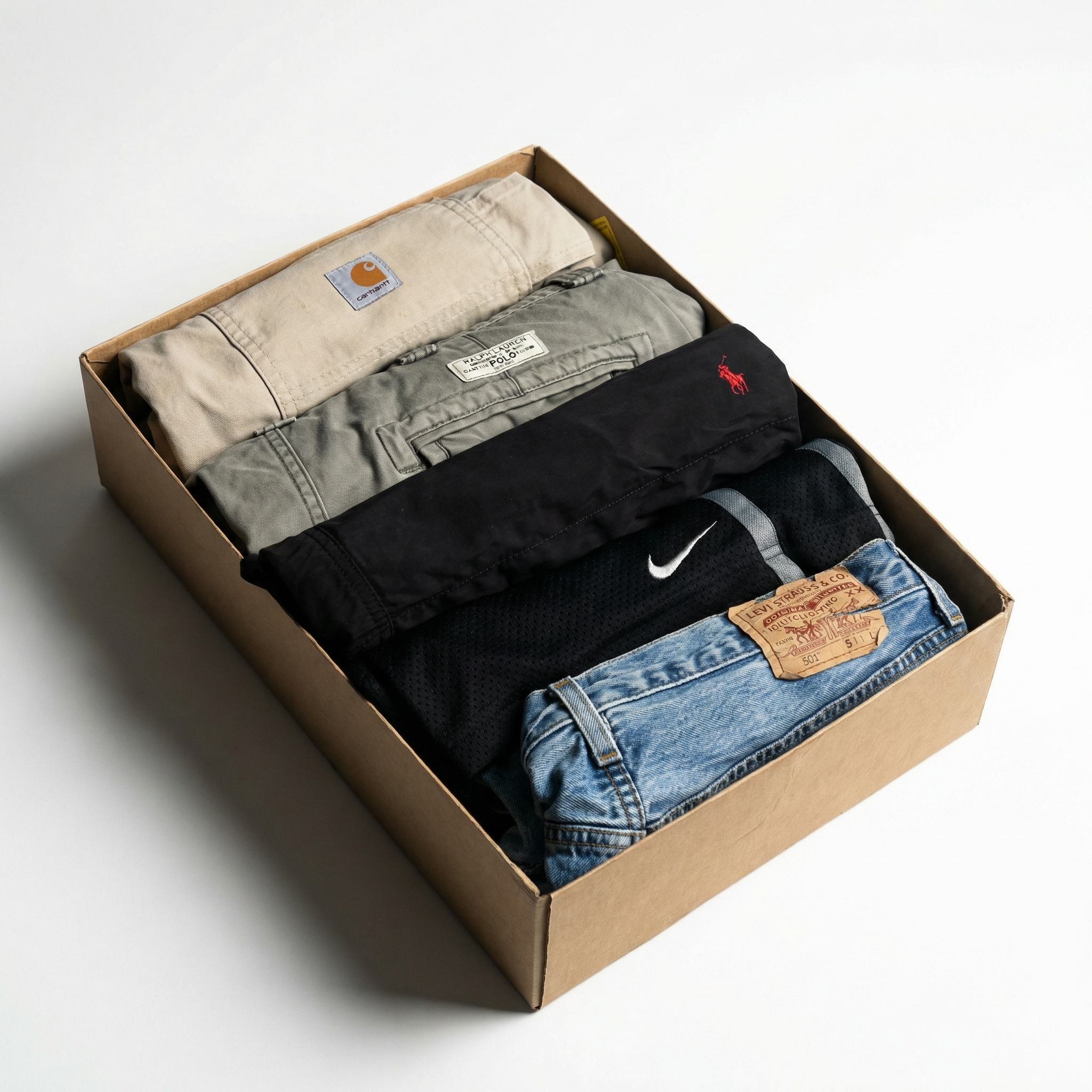 5x Branded Shorts Mix | Branded Vintage Box | Denim Depot